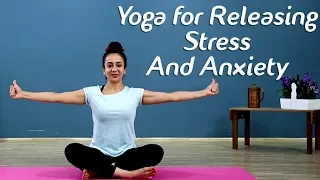 Yoga To Treat Anxiety & Stress | Yoga To Calm Your Mind | Beginners Yoga | Simple Yoga Lesson