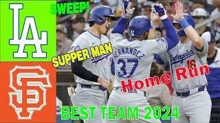 SF Giants Vs. LA Dodgers (SWeep Game For Dodgers) Game Highlights May 14, 2024 | MLB Season 2024