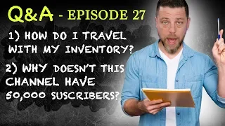 Q&A #27 How Do I Travel w/ My Inventory? ✈️ Why Don't I Have 50,000 Subscribers? Why Sport Watches?