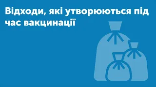 3.2  Поводження із відходами в контексті вакцинації від COVID-19