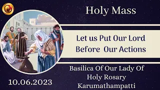 10 June 2023 Holy Mass in Tamil 06:00 AM  | Madha TV