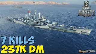 World of WarShips | Des Moines | 7 KILLS | 237K Damage - Replay Gameplay 4K 60 fps