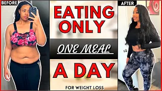 ONE MEAL A DAY (OMAD) FASTING WEIGHT LOSS ROUTINE✨ | Eating Only Once A Day | Rosa Charice