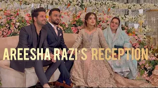 Areesha razi’s reception 😍 | MA SHA ALLAH pretty couple 🤍