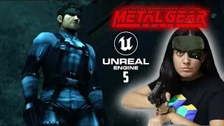 O FAN REMAKE DE METAL GEAR SOLID EM UNREAL ENGINE 5!!!