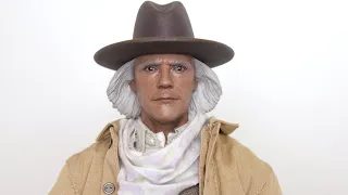 Back to the Future part III DOC BROWN Hot Toys figure review