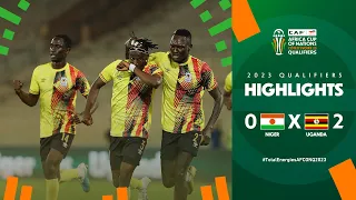 Uganda 🆚 Niger | Highlights - #TotalEnergiesAFCONQ2023 - MD6 Group F