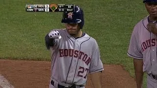 HOU@MIN: Altuve plates one with a single to right