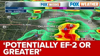 Storms Could Produce EF-2 or Stronger Tornadoes, Large Hail: SPC