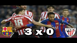 Barcelona vs Athletic Bilbao 3-0 All Goals & Highlights - La Liga 04/02/2017 HD