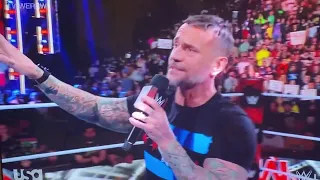 CM Punk Mentions AJ Lee On WWE Monday Night RAW!