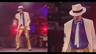 Michael Jackson : Comparison Smooth Criminal Helsinki '97 vs Gothenburg '97