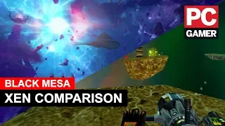 Black Mesa Half-Life Remake: Xen Comparison