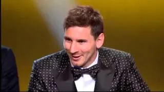 Leo Messi gana su cuarto Balón de Oro 07/01/2013