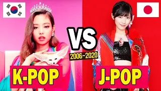 KPOP VS JPOP (2006~2020) KOREA VS JAPAN | KPOP VS POP VS JPOP evolution