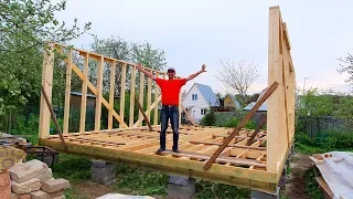 How Russians Build Houses: How we raised heavy walls / Different Russia 2019