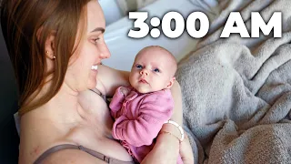 24 HOURS NURSING A NEWBORN BABY