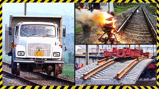 देखिये भारत में ट्रेन की पटरी कैसी बिछई जाती है | आज जान लो How Are Railway Tracks Made ?