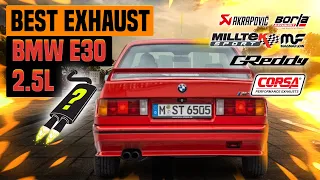 BMW E30 Exhaust Sound 2.5L 🔥 Acceleration,Turbo,Modified,Review,Upgrade,Magnaflow,Scorpion,Remus+