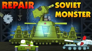 Repair of soviet monster - Cartoons about tanks