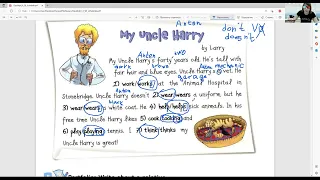 ГДЗ Spotlight 4 класс английский стр. 31 упр 4,5,6. 4 a Module 2 My uncle Harry (портфолио о род-ке)