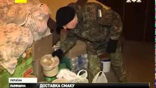 "Народна самооборона Львівщини" завантажує гуманітарну допомогу для воїнів на передовій