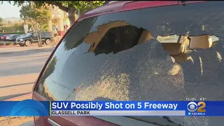 Shots Shatter Minivan Windows On Northeast LA Freeway