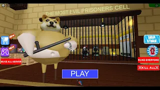 DOGE BARRY'S PRISON RUN AS GOJO | ROBLOX #roblox #obby #barrysprisonrun