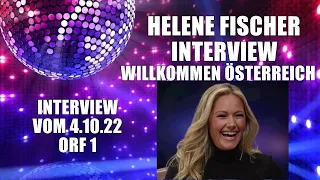 Helene Fischer Interview I Willkommen Österreich vom 4.10.2022