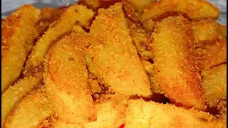 Картофель с хрустящей  корочкой. Проще и вкуснее не бывает. Секрет приготовления. Постный рецепт.