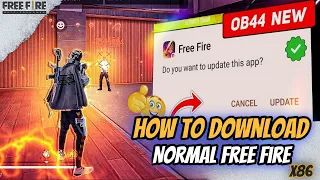 How to Download Free Fire OB44😯 New Update II FF New Update OB 44 APK | Free Fire x86 Version