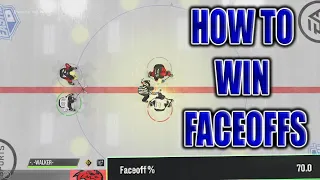 NHL 24 How To Win Faceoffs and Dominate in the Dot!  Beginner/Advanced Tutorial