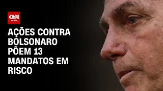 Ações contra Bolsonaro põem 13 mandatos em risco | LIVE CNN