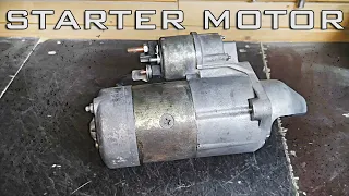 How to make old Starter Motor Work like New. How to fix, rebuild and clean starter motor.