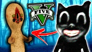 Caçadores de Lendas - CARTOON CAT CAÇANDO o SCP 173 " A ESCULTURA " no GTA 5 ! (GATO FANTASMA)