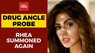 NCB Summons Rhea Chakraborty Again Tomorrow | Sushant's Death Case-Drug Link | Breaking News