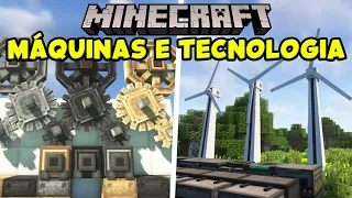 TOP 10 MELHORES MODS DE MÁQUINAS E TECNOLOGIA PARA O MINECRAFT