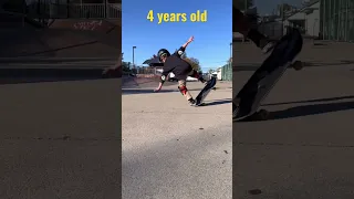 New trick! Same RAD 4 year old skater. Brody aka Tiny Hawk.