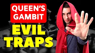 Top 5 Chess Opening TRAPS in the Queen's Gambit