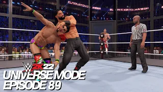 WWE 2K22 | Universe Mode - 'ELIMINATION CHAMBER!' (PART 5/5) | #89