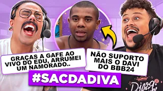 #SACDADIVA: Davi chato, Demitido por figurinhas no ZAP, Sou casado graças a vocês