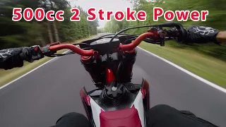 500cc 2 Stroke Supermotard RAW *pure sound*