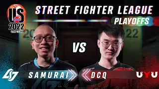 Samurai (Luke) vs. DCQ (Urien) - FT3 - Street Fighter League Pro-US 2022 Playoffs