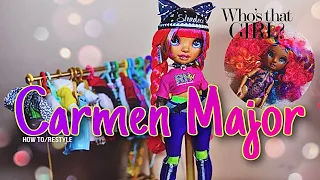 Rainbow High | Carmen Major Doll Dress Up/Restyle ✨ Hair Tutorial