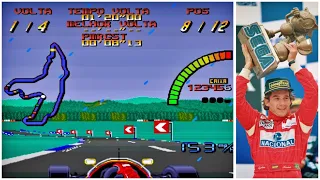 SNES Longplay - Ayrton Senna Racing (Nigel Mansell's Racing Hack)