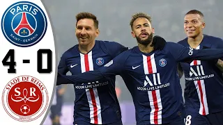 PSG vs Reims 4-0 Extended Highlights & All Goals 2021 HD