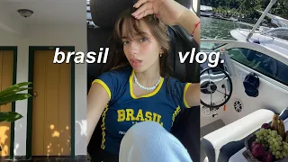 vlog 🇧🇷 | flying to brazil, exploring rio de janeiro, copacabana fireworks, & time in the sun