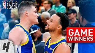 NBA GAME-WINNERS Compilation | 2018-19 NBA Season - Part 1