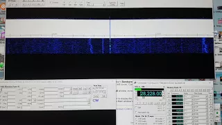 Ic 7300 spectrum scope from dxlabs commander de vk3meg