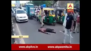 Drinker Youth Slipped On Road In Surat